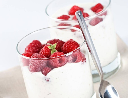 Mousse with Yoghurt flavour