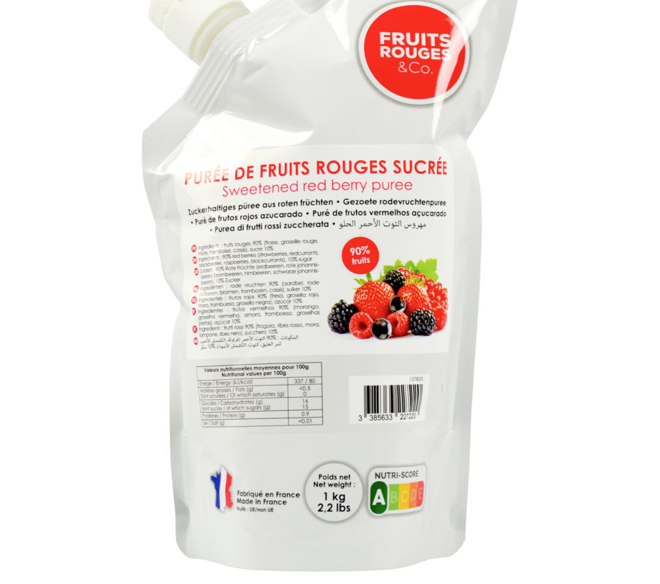 PURÉE - FRUITS ROUGES